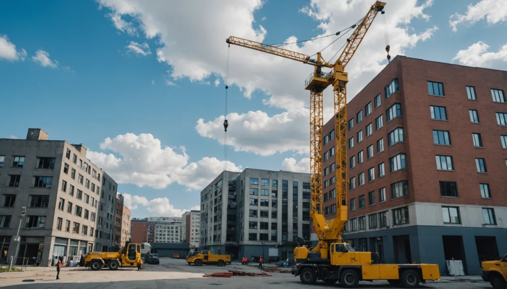 Déménagement avec grutage